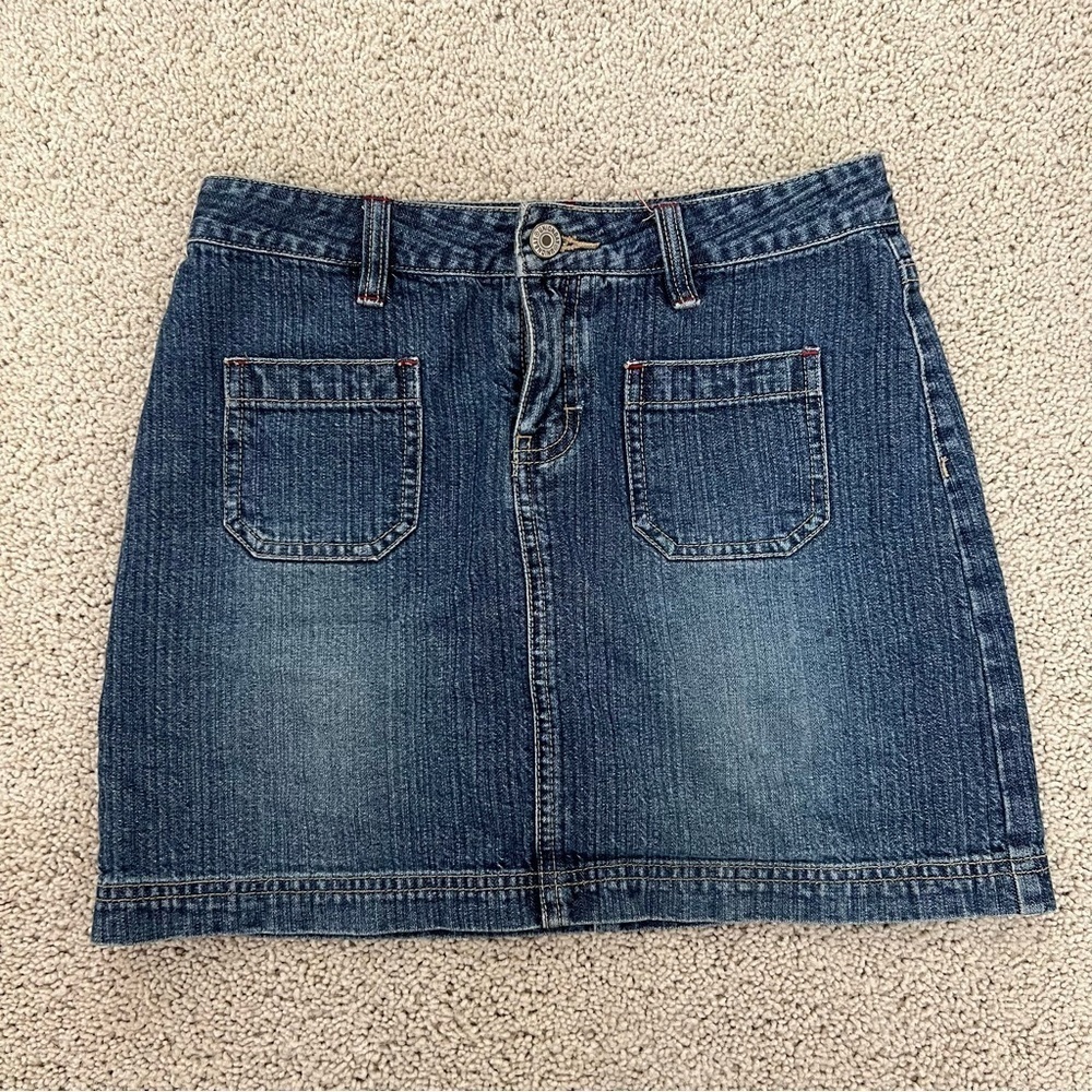 Vintage Unionbay Denim Mini Skirt size 1